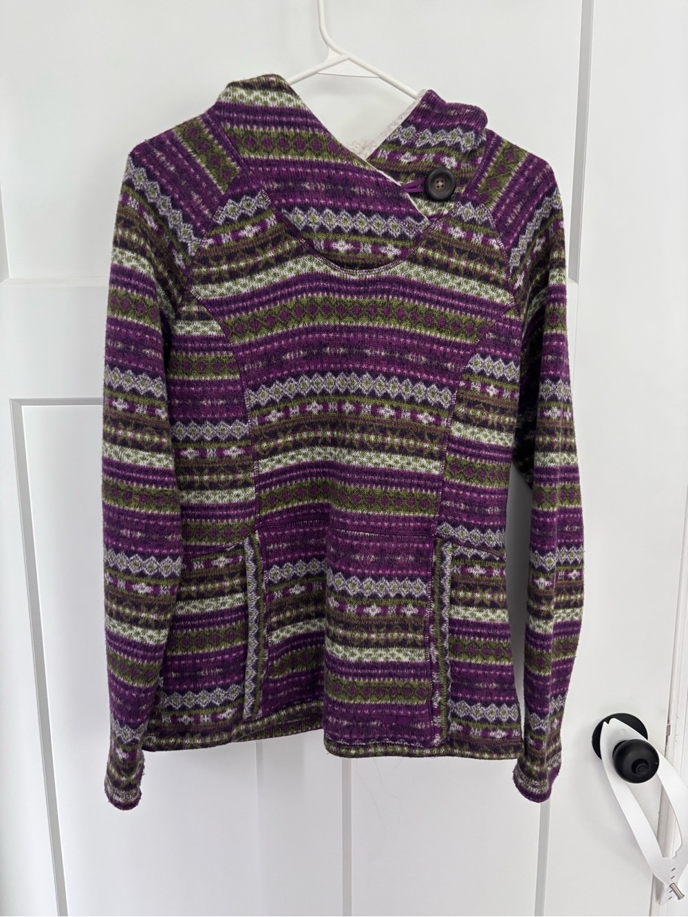 Koppen fleece/sherpa pullover